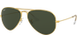 Ray-Ban RB3025 Aviator Classic Glänzend Gold / Grün 001 62