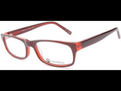 meineBrille 04-69220-01, Braun/Rot links
