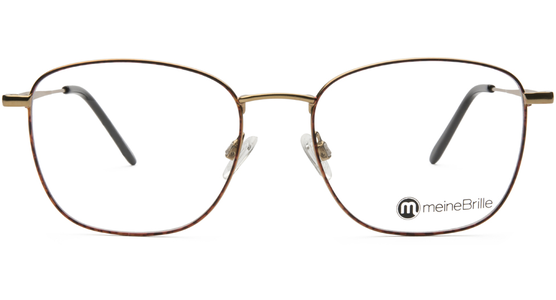 meineBrille 04-12060-02, Gold/ Havanna matt Front - Ansicht 2