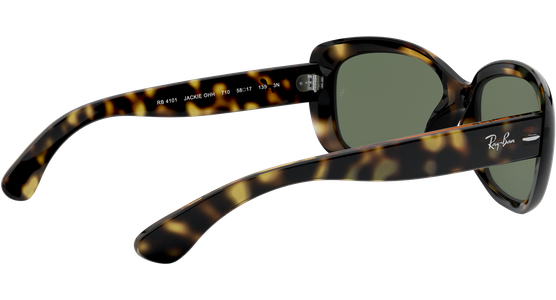 Ray-Ban RB4101 Jackie Ohh Glänzend Hellhavanna / Grün 710 58 - Ansicht 13