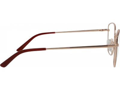 meineBrille Brille Damen meineBrille 04-40110-01, Weinrot/Roségold glänzend Ansicht 3