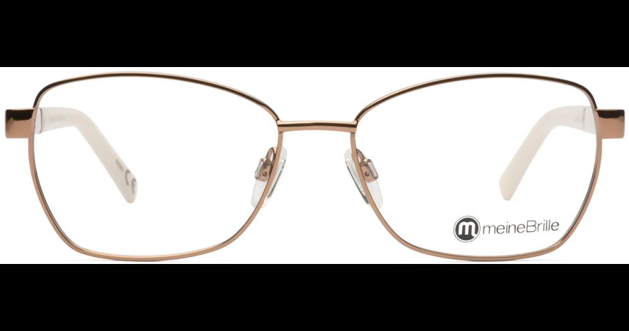 meineBrille 04-06020-01, Kupfergold/Alabaster Front