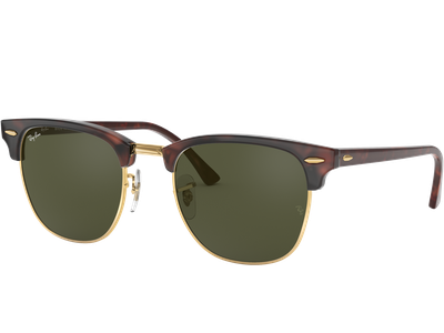 Ray-Ban Sonnenbrille Unisex Ray-Ban RB3016 Clubmaster Classic Glänzend Tortoise / Grün W0366 51 Ansicht 5