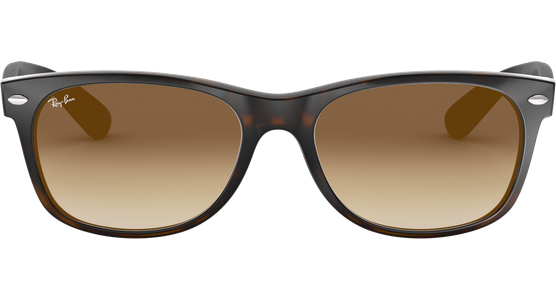 Sonnenbrille Ray-Ban RB2132 New Wayfarer Classic Glänzend Havanna / Braun - Ansicht 2