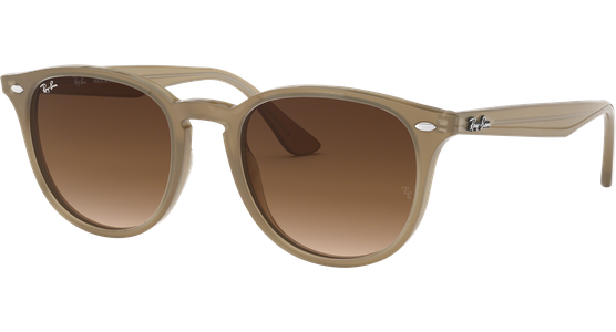 Sonnenbrille Ray-Ban RB4259 Glänzend Beige / Verlauf Braun Seitenansicht - Ansicht 3