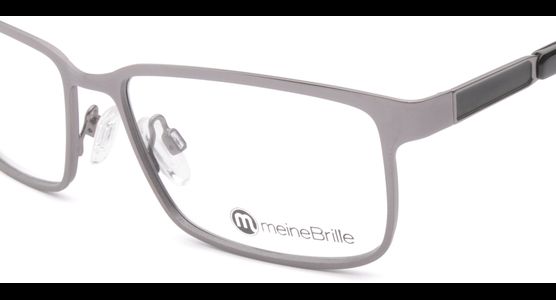 meineBrille 04-69080-02, Dunkel Gun/Schwarz nah - Ansicht 3