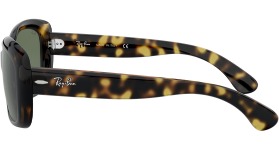 Ray-Ban RB4101 Jackie Ohh Glänzend Hellhavanna / Grün 710 58 - Ansicht 8