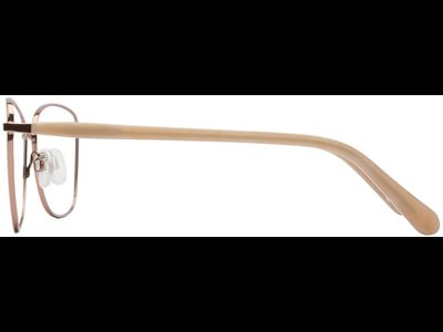 meineBrille 04-06030-03, Kupfergold/Perlgrau Seite