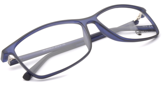 meineBrille 04-69020-01, Blau Matt liegend - Ansicht 7
