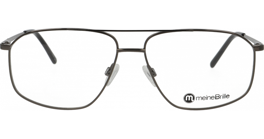 meineBrille 04-20190-01 dunkelgun glänzend Frontansicht