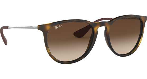 Sonnenbrille Ray-Ban RB4171 Erika Classic Matt Havanna / Verlauf Braun Seitenansicht - Ansicht 5