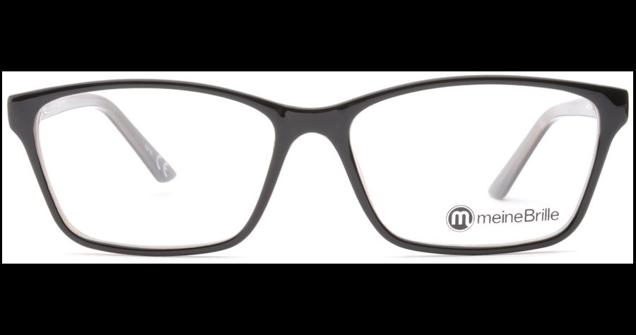 meineBrille 04-69190-02, Schwarz/Milky front