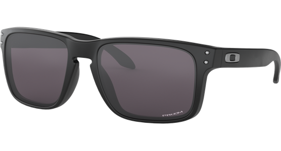 Sportbrille Oakley Holbrook Matte Black / Prizm Grey Seitenansicht - Ansicht 3
