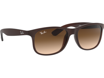 Sonnenbrille Ray-Ban RB4202 Andy Matt Braun / Verlauf Braun Seitenansicht