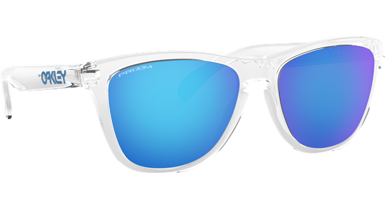 Sportbrille Oakley Frogskins Crystal Clear / Prizm Sapphire Seitenansicht - Ansicht 5