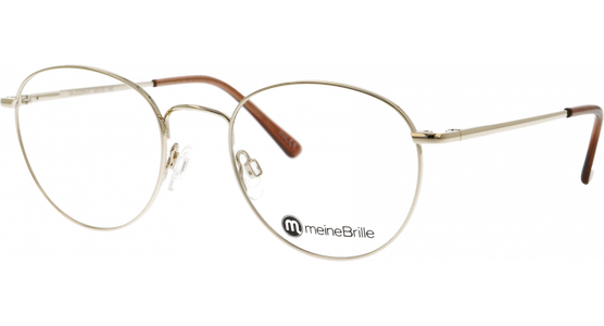 meineBrille 04-20200-01 Gold glänzend Schrägansicht links - Ansicht 2