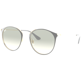 Sonnenbrille Ray-Ban RB3546 Glänzend Schwarz / Verlauf Grau Seitenansicht