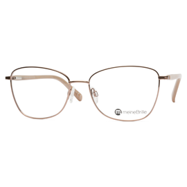 meineBrille 04-06030-03, Kupfergold/Perlgrau Links