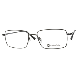meineBrille 04-12030-02, Schwarz Schräg links