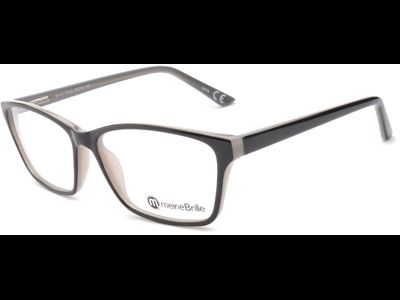 meineBrille 04-69190-02, Schwarz/Milky links