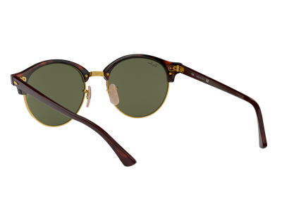 Ray-Ban Sonnenbrille Unisex Ray-Ban RB4246 Clubround Classic Glänzend Havanna Rot / Grün 990 51 Ansicht 5