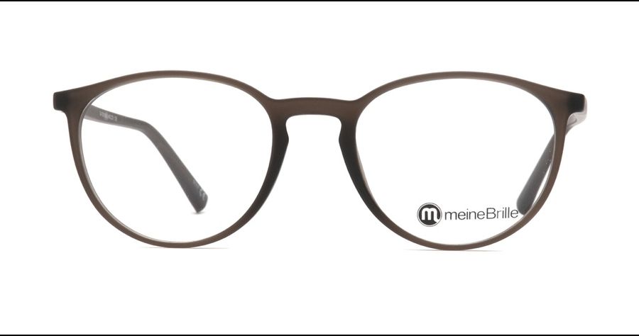 meineBrille 04-79010-02, Erdbraun Matt front