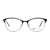 meineBrille 04-87010-01, Schwarz/Weiß Matt front