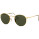 Ray-Ban RB3447 Round Metal Glänzend Gold / Grün 001 50