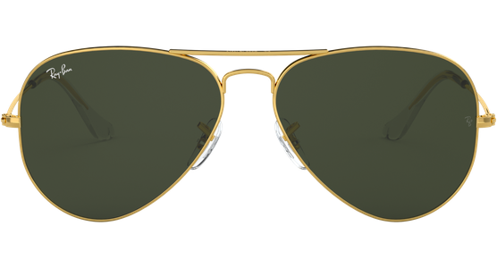 Ray-Ban RB3025 Aviator Classic Glänzend Gold / Grün 001 62 - Ansicht 17