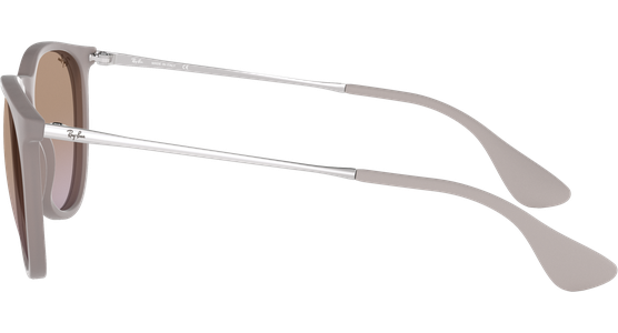 Sonnenbrille Ray-Ban RB4171 Erika Classic Matt Dark Sand / Verlauf Braun-Violett  Seitenansicht - Ansicht 4