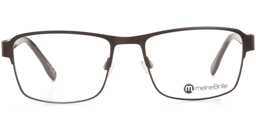 meineBrille 04-96010-02, Dunkel Braun Matt front