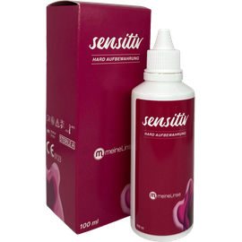  meineLinse sensitiv hard Aufbewahrung Einzelflasche