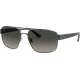 Ray-Ban RB3663 Glänzend Gunmetall / Verlauf Grau 004/71 60