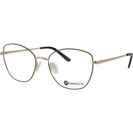 meineBrille Brille Damen meineBrille 04-40110-02, Sandgrau/Gold glänzend