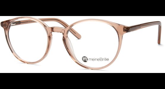 meineBrille 04-12070-02, Nude transparent glänzend Schräg links - Ansicht 3