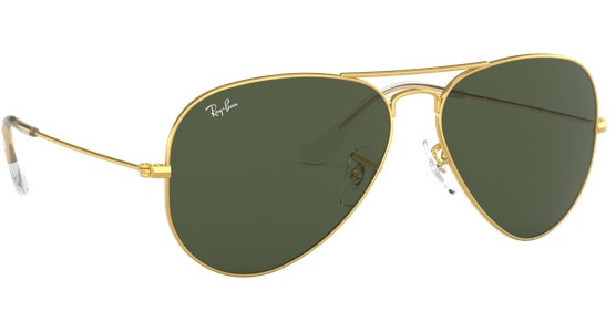 Ray-Ban RB3025 Aviator Classic Glänzend Gold / Grün 001 62 - Ansicht 16