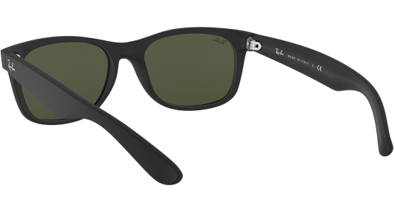Ray-Ban RB2132 New Wayfarer Classic Matt Schwarz / Grün 622 55 - Ansicht 10