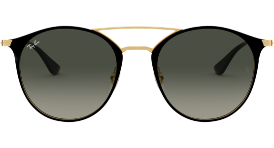 Sonnenbrille Ray-Ban RB3546 Glänzend Schwarz / Verlauf Grau - Ansicht 2