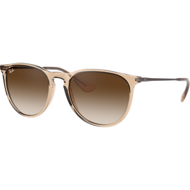 Sonnenbrille Ray-Ban RB4171 Erika Color Mix Glänzend Braun Transparent / Verlauf Braun