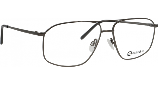 meineBrille 04-20190-01 dunkelgun glänzend Schrägansicht rechts - Ansicht 5