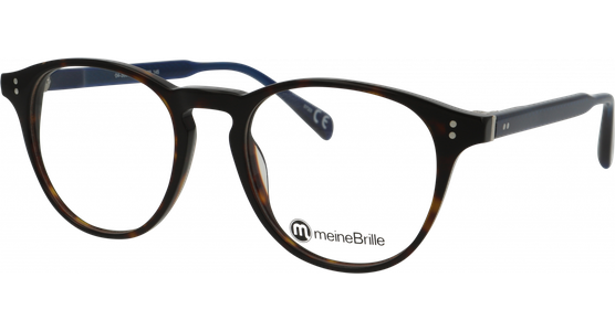 meineBrille 04-30070-02, Havanna/Dunkelblau - Ansicht 3