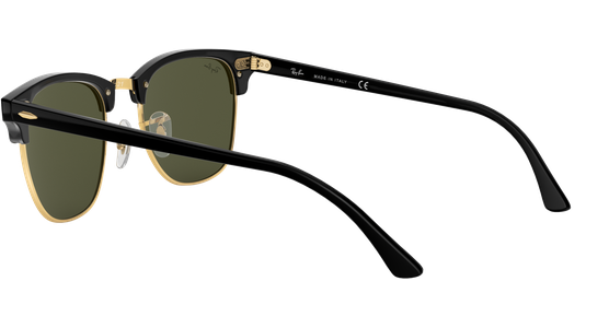 Ray-Ban RB3016 Clubmaster Classic Glänzend Schwarz / Grün W0365 51 - Ansicht 9