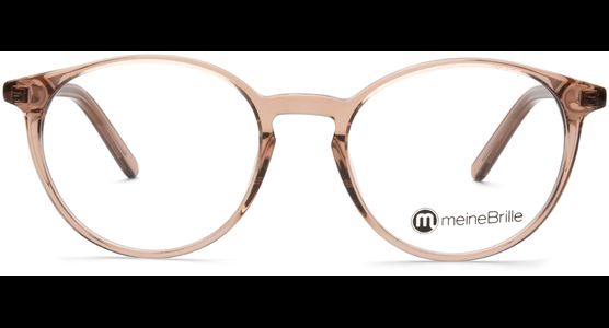 meineBrille 04-12070-02, Nude transparent glänzend Front - Ansicht 2