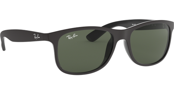 Sonnenbrille Ray-Ban RB4202 Andy Matt Schwarz / Grün Seitenansicht - Ansicht 5