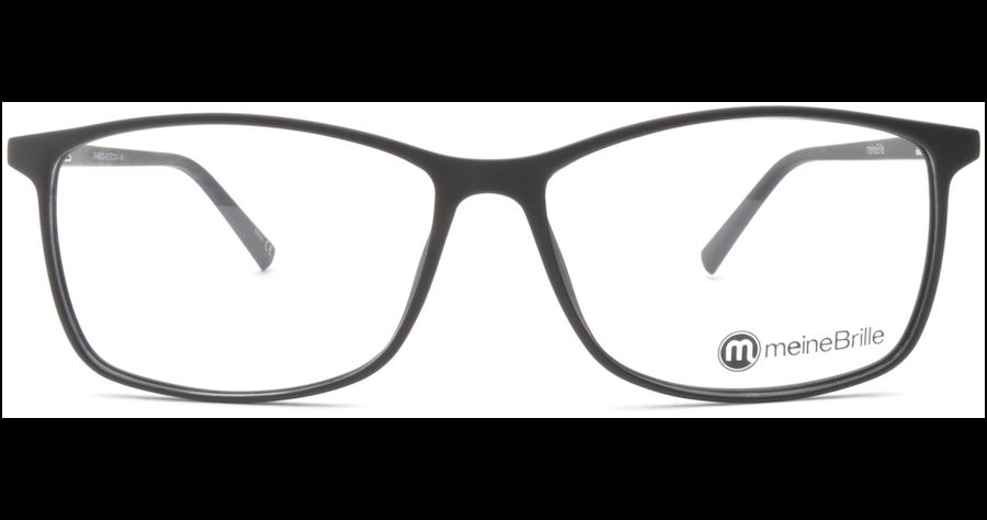 meineBrille 04-69020-02, Schwarz Matt front