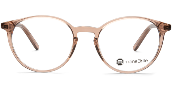 meineBrille 04-12070-02, Nude transparent glänzend Front - Ansicht 2