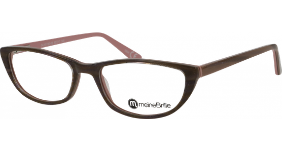 meineBrille 04-40190-02, Khaki-Rosé Glitzer - Ansicht 2