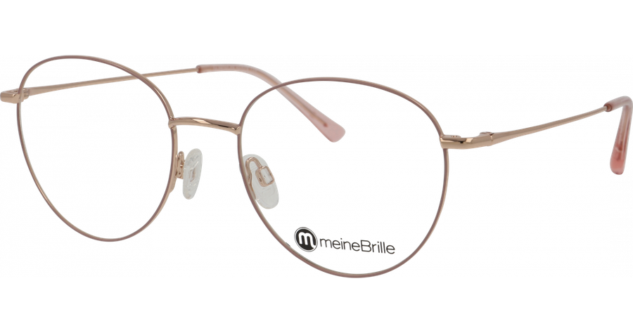  meineBrille 04-96090-03, Puder/Rosegold glänzend Ansicht 1