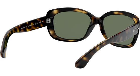 Ray-Ban RB4101 Jackie Ohh Glänzend Hellhavanna / Grün 710 58 - Ansicht 12