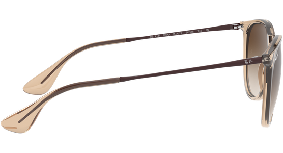 Ray-Ban RB4171 Erika Color Mix Glänzend Braun Transparent / Verlauf Braun 651413 54 - Ansicht 14